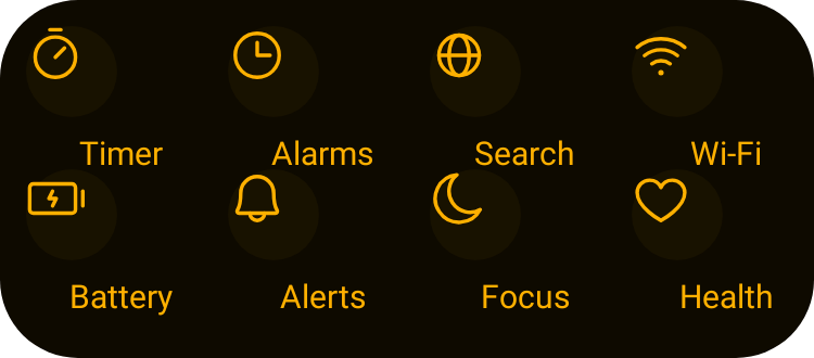 Action Shortcuts in Terminal Amber