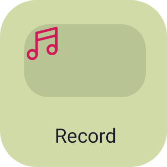 Sound recorder shortcut in Pixel Era Dark