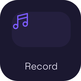 Sound recorder shortcut widget preview