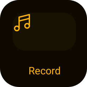 Sound recorder shortcut in Terminal Amber
