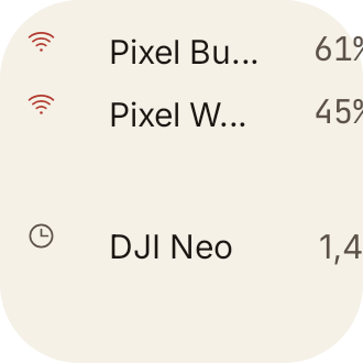 Device Battery Shelf in Paper
