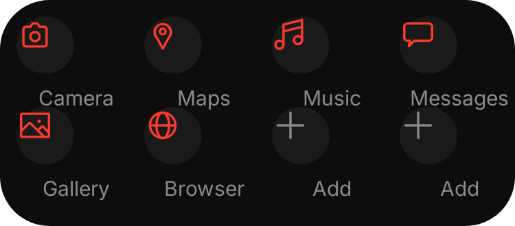 App Grid in Eclipse